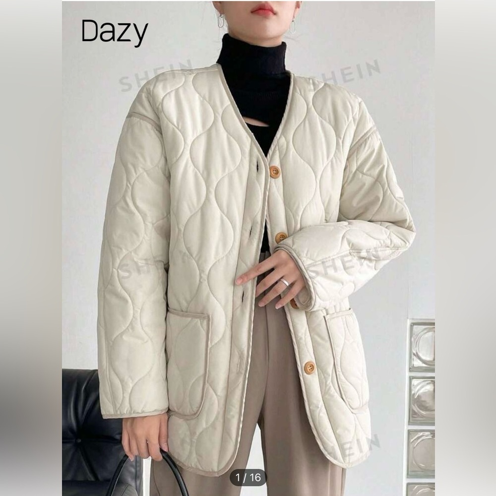 New women’s quilted jacket size small